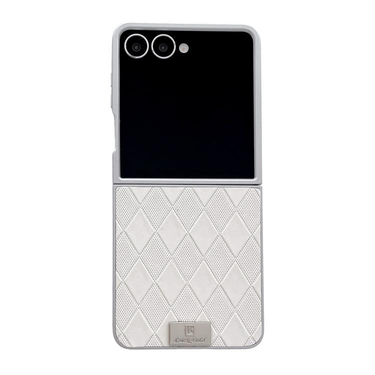 Silver Edge Diamond Checkered Foldable Phone Case