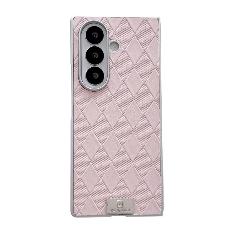 Silver Edge Diamond Checkered Foldable Phone Case