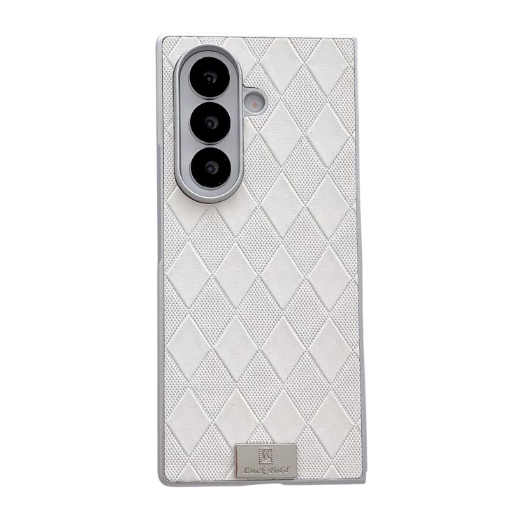 Silver Edge Diamond Checkered Foldable Phone Case