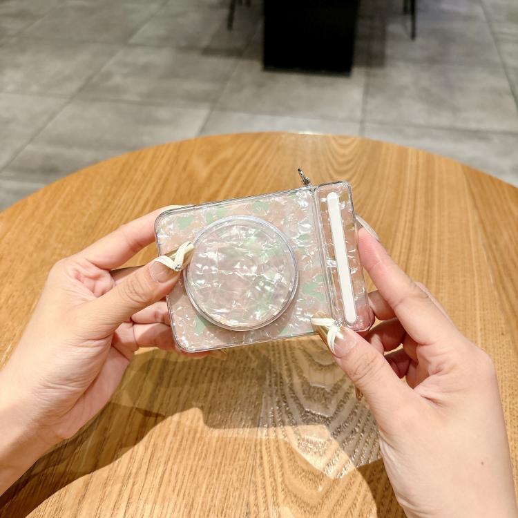 Axis Pearlescent Shell Texture MagSafe Phone Case with Bracelet