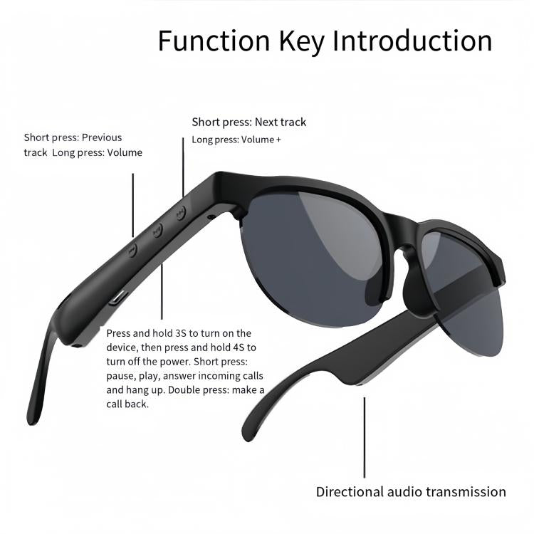 J100 Smart Audio Bluetooth Earphone Sunglasses