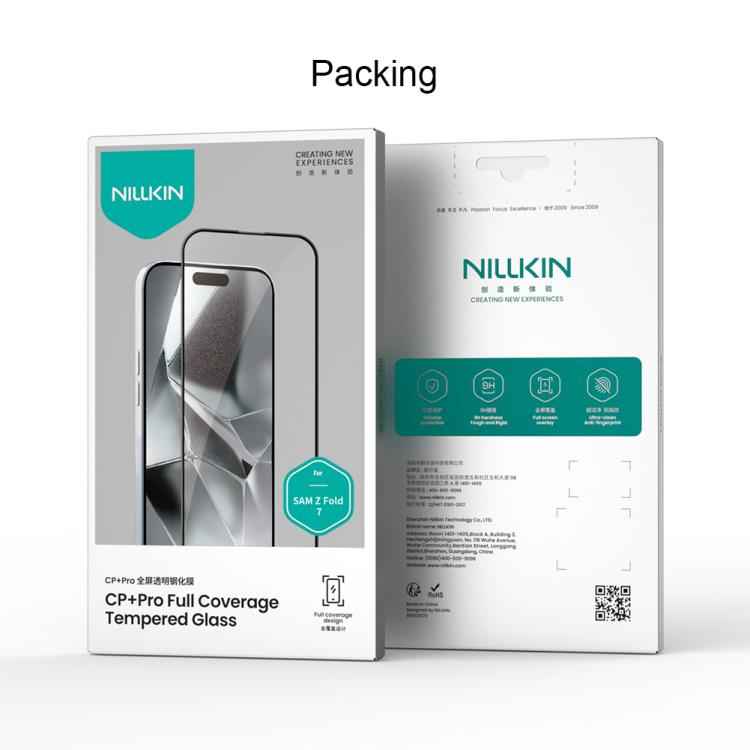 NILLKIN H+Pro 0.2mm 9H Explosion-proof Tempered Glass Film, For Samsung Galaxy Z Fold7 5G