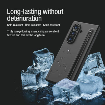 NILLKIN Fold Liquid Silicone PC Phone Case with Stylus, For Samsung Galaxy Z Fold7 5G
