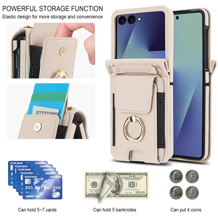 Ring Holder Wallet Card Slot Leather Phone Case