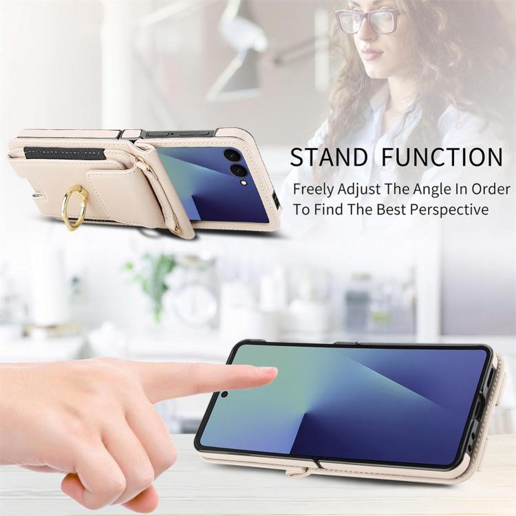 Ring Holder Wallet Card Slot Leather Phone Case