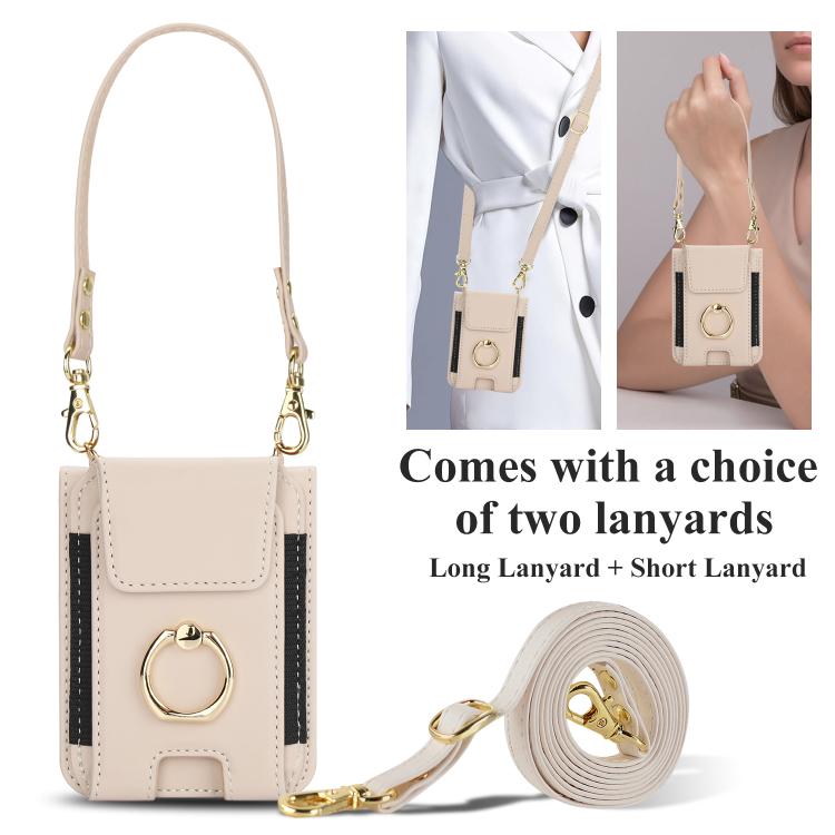 Ring Holder Wallet Card Slot Leather Phone Case