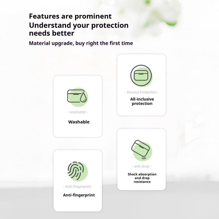 Silicone Earphone Protective Case with Hook, Thickness: 2.0mm