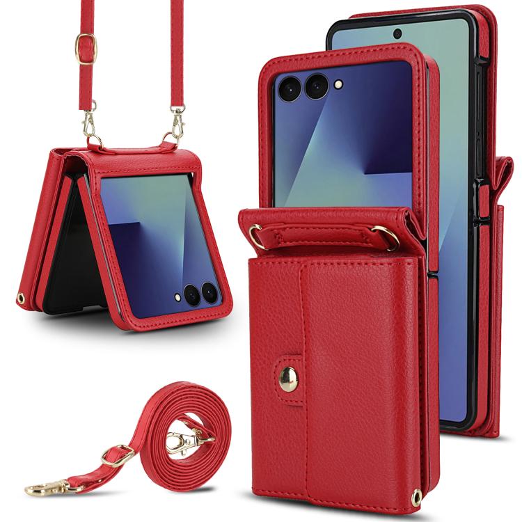 Solid Color Backpack Wallet Card Slot RFID PU Phone Case