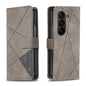 Magnetic Buckle Rhombus Texture Leather Phone Case, For Galaxy Z Fold8 5G, For Galaxy Z Fold8 Ultra 5G, For Samsung Galaxy Z Fold7, For Samsung Galaxy Z Fold6, For Samsung Galaxy Z Fold5
