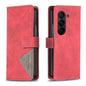 Magnetic Buckle Rhombus Texture Leather Phone Case, For Galaxy Z Fold8 5G, For Galaxy Z Fold8 Ultra 5G, For Samsung Galaxy Z Fold7, For Samsung Galaxy Z Fold6, For Samsung Galaxy Z Fold5