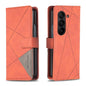 Magnetic Buckle Rhombus Texture Leather Phone Case, For Galaxy Z Fold8 5G, For Galaxy Z Fold8 Ultra 5G, For Samsung Galaxy Z Fold7, For Samsung Galaxy Z Fold6, For Samsung Galaxy Z Fold5