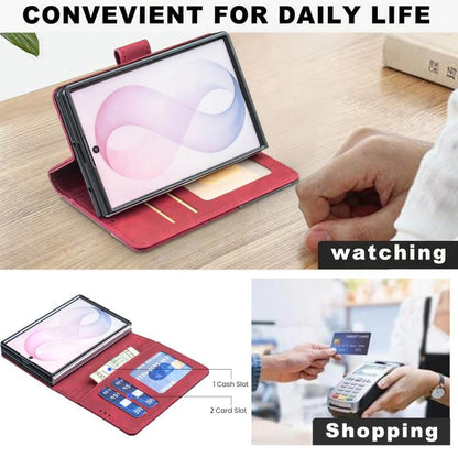 Magnetic Buckle Rhombus Texture Leather Phone Case, For Galaxy Z Fold8 5G, For Galaxy Z Fold8 Ultra 5G, For Samsung Galaxy Z Fold7, For Samsung Galaxy Z Fold6, For Samsung Galaxy Z Fold5