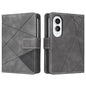 Magnetic Buckle Rhombus Texture Leather Phone Case, For Galaxy Z Fold8 5G, For Galaxy Z Fold8 Ultra 5G, For Samsung Galaxy Z Fold7, For Samsung Galaxy Z Fold6, For Samsung Galaxy Z Fold5