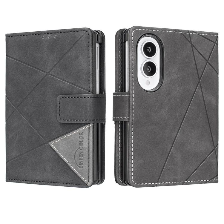 Magnetic Buckle Rhombus Texture Leather Phone Case, For Galaxy Z Fold8 5G, For Galaxy Z Fold8 Ultra 5G, For Samsung Galaxy Z Fold7, For Samsung Galaxy Z Fold6, For Samsung Galaxy Z Fold5