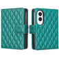 Diamond Lattice Wallet Flip Leather Phone Case, For Galaxy Z Fold8 5G, For Galaxy Z Fold8 Ultra 5G, For Samsung Galaxy Z Fold7, For Samsung Galaxy Z Fold6, For Samsung Galaxy Z Fold5