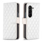Diamond Lattice Wallet Flip Leather Phone Case, For Galaxy Z Fold8 5G, For Galaxy Z Fold8 Ultra 5G, For Samsung Galaxy Z Fold7, For Samsung Galaxy Z Fold6, For Samsung Galaxy Z Fold5