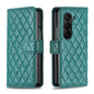Diamond Lattice Wallet Flip Leather Phone Case, For Galaxy Z Fold8 5G, For Galaxy Z Fold8 Ultra 5G, For Samsung Galaxy Z Fold7, For Samsung Galaxy Z Fold6, For Samsung Galaxy Z Fold5