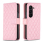 Diamond Lattice Wallet Flip Leather Phone Case, For Galaxy Z Fold8 5G, For Galaxy Z Fold8 Ultra 5G, For Samsung Galaxy Z Fold7, For Samsung Galaxy Z Fold6, For Samsung Galaxy Z Fold5