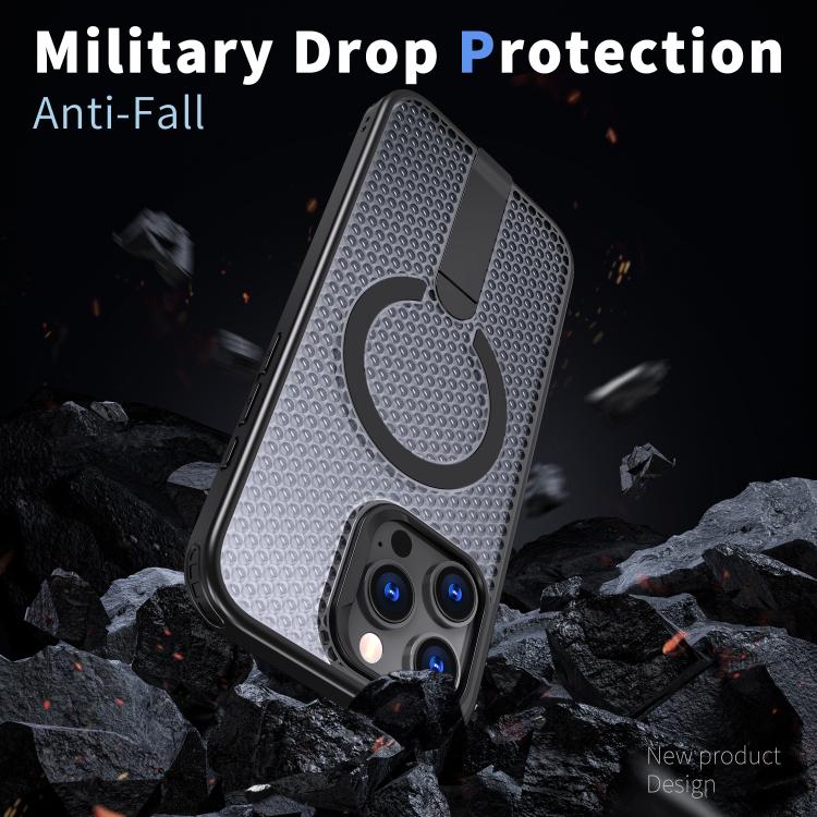 kalebol Honeycomb Cooling MagSafe Holder Phone Case