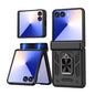 Kalebol Sliding Window Hinge Phone Case with Ring Stand, For Galaxy Z Fold8 Ultra 5G, For Galaxy Z Flip8 5G, For Galaxy Z Flip7 FE / Flip6, For Galaxy Z Fold7 5G, For Galaxy Z Flip7 5G, For Galaxy Z Fold6 5G, For Galaxy Z Fold5 5G, For Galaxy Z Flip5 5G