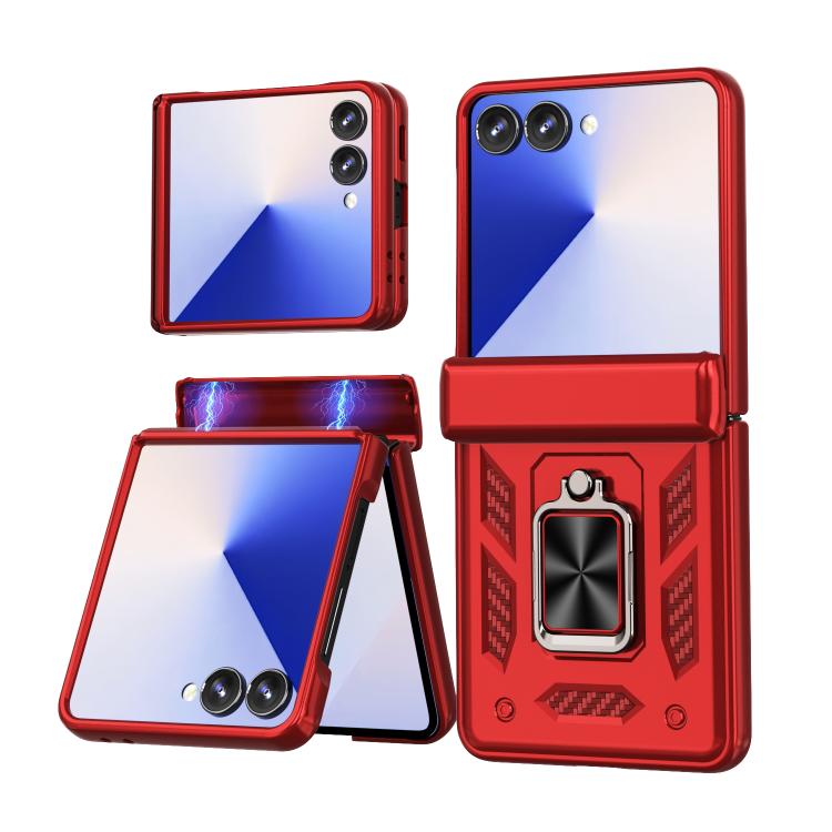 Kalebol Sliding Window Hinge Phone Case with Ring Stand