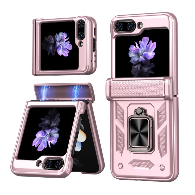Kalebol Sliding Window Hinge Phone Case with Ring Stand, For Galaxy Z Fold8 Ultra 5G, For Galaxy Z Flip8 5G, For Galaxy Z Flip7 FE / Flip6, For Galaxy Z Fold7 5G, For Galaxy Z Flip7 5G, For Galaxy Z Fold6 5G, For Galaxy Z Fold5 5G, For Galaxy Z Flip5 5G