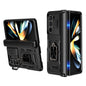 Kalebol Sliding Window Hinge Phone Case with Ring Stand, For Galaxy Z Fold8 Ultra 5G, For Galaxy Z Flip8 5G, For Galaxy Z Flip7 FE / Flip6, For Galaxy Z Fold7 5G, For Galaxy Z Flip7 5G, For Galaxy Z Fold6 5G, For Galaxy Z Fold5 5G, For Galaxy Z Flip5 5G