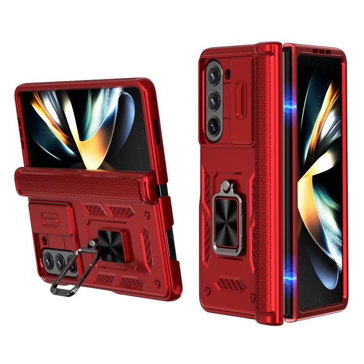 Kalebol Sliding Window Hinge Phone Case with Ring Stand, For Galaxy Z Fold8 Ultra 5G, For Galaxy Z Flip8 5G, For Galaxy Z Flip7 FE / Flip6, For Galaxy Z Fold7 5G, For Galaxy Z Flip7 5G, For Galaxy Z Fold6 5G, For Galaxy Z Fold5 5G, For Galaxy Z Flip5 5G