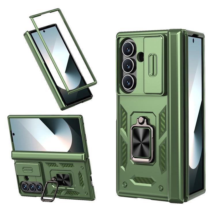 Kalebol Sliding Window Hinge Phone Case with Ring Stand, For Galaxy Z Fold8 Ultra 5G, For Galaxy Z Flip8 5G, For Galaxy Z Flip7 FE / Flip6, For Galaxy Z Fold7 5G, For Galaxy Z Flip7 5G, For Galaxy Z Fold6 5G, For Galaxy Z Fold5 5G, For Galaxy Z Flip5 5G