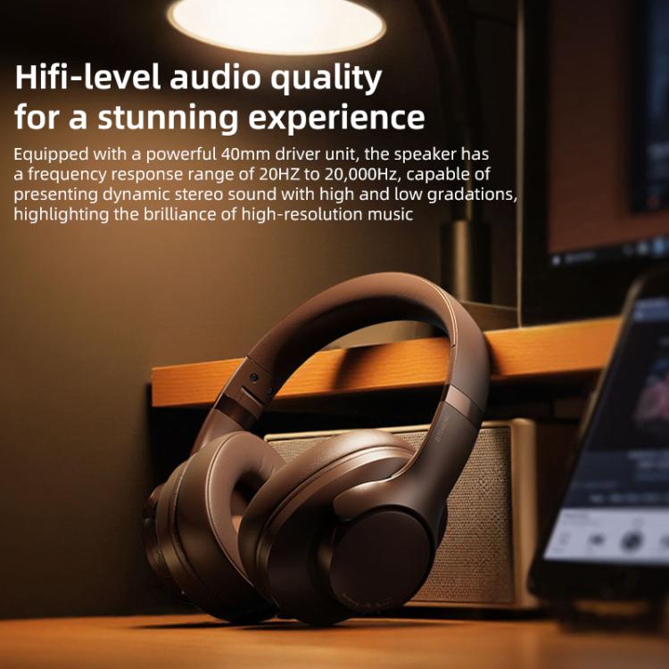 BT048NC Over-ear ANC and ENC Noise Reduction Wireless Headphones