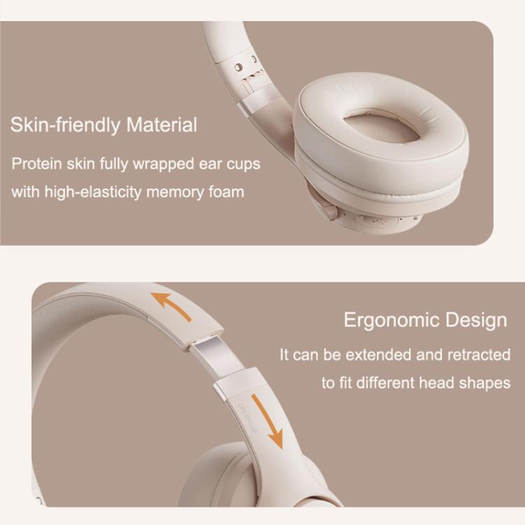 BT048NC Over-ear ANC and ENC Noise Reduction Wireless Headphones