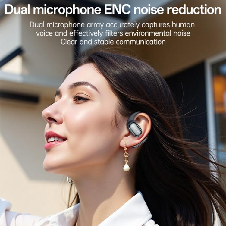 Yesido YSP26 ENC Noise Reduction Ear-hook Open OWS Bluetooth Earphone, with LCD Screen