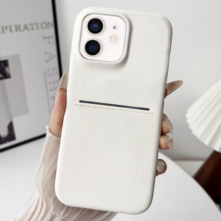 Skin Feel Sheepskin Card Slot Phone Case