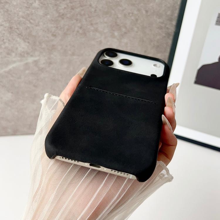 Skin Feel Sheepskin Card Slot Phone Case