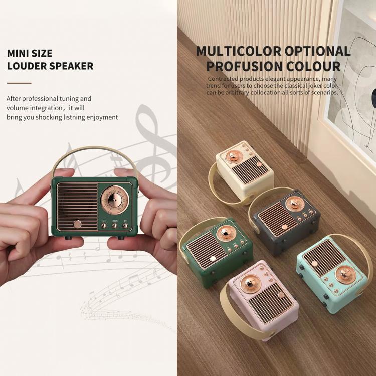 HM11 Retro Bluetooth Mini Wireless Smart Speaker