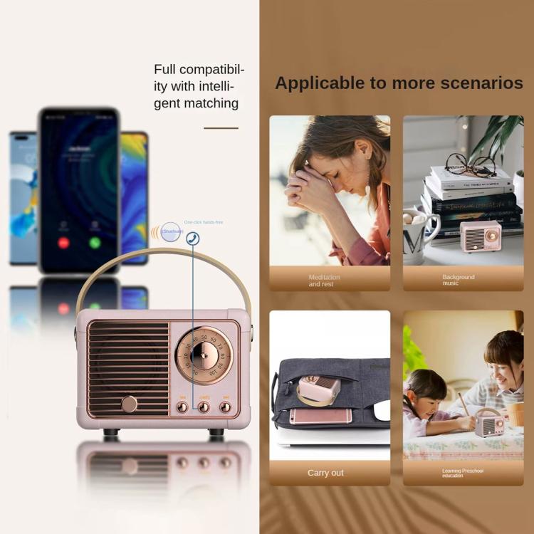 HM11 Retro Bluetooth Mini Wireless Smart Speaker