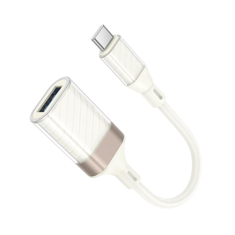 hoco UA39A Crystal Type-C Male to USB 3.0 Female Adapter