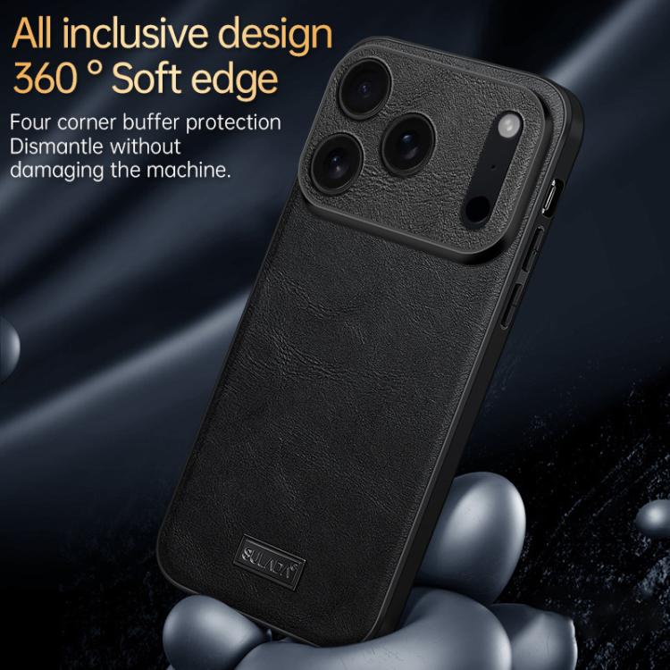 SULADA Shockproof TPU Hybrid Handmade Leather Phone Case