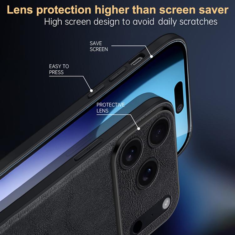 SULADA Shockproof TPU Hybrid Handmade Leather Phone Case