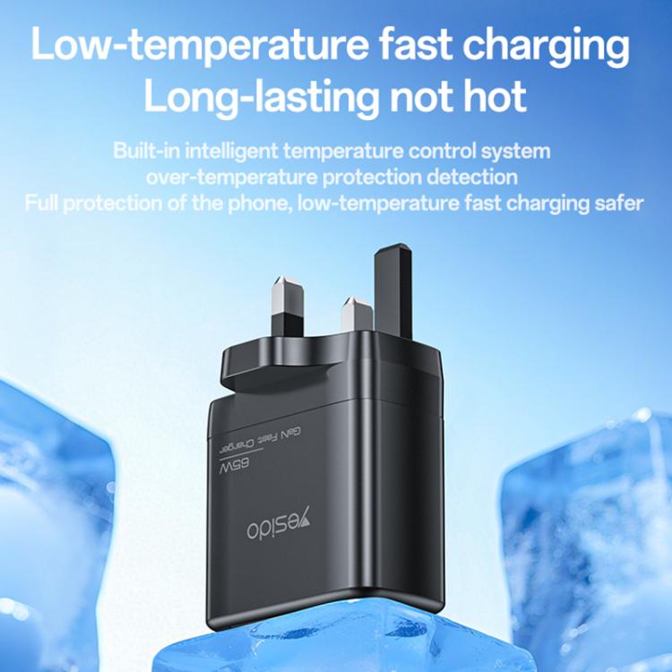 Yesido YC98C 65W Three-port Fast Charger