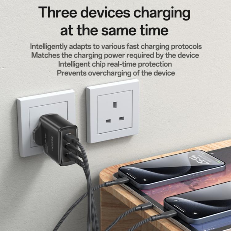 Yesido YC98C 65W Three-port Fast Charger