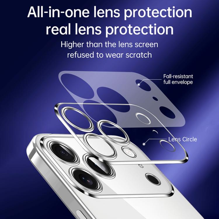 SULADA Shine Through Series Plating TPU Transparent Phone Case