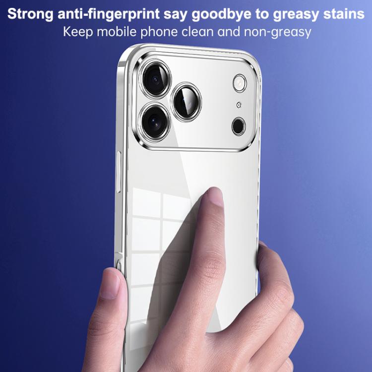 SULADA Shine Through Series Plating TPU Transparent Phone Case