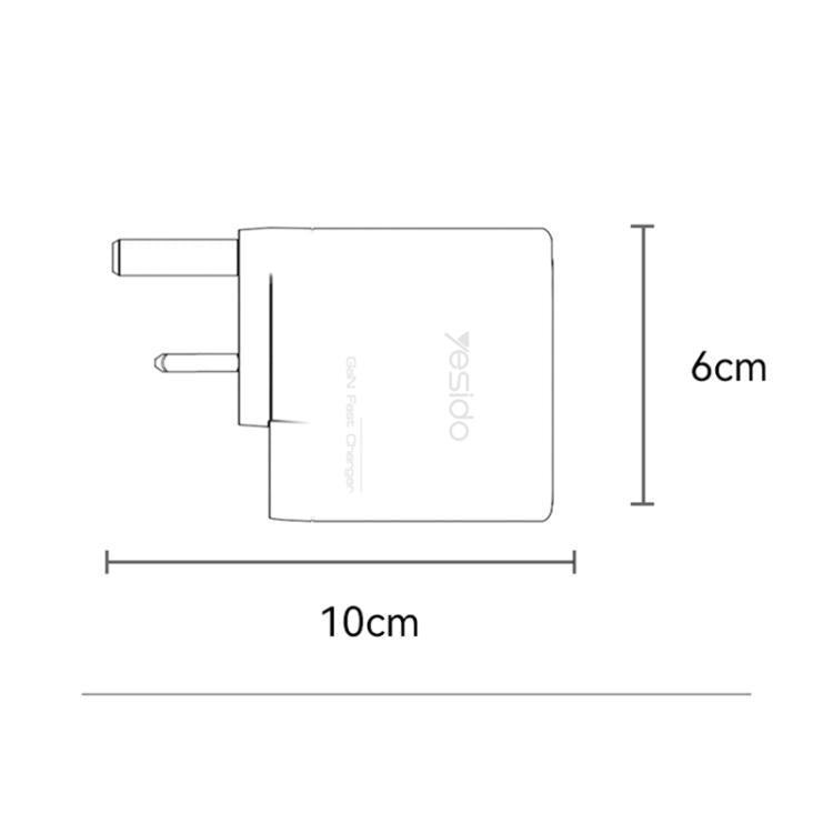 Yesido YC98 65W Three-port Fast Charger