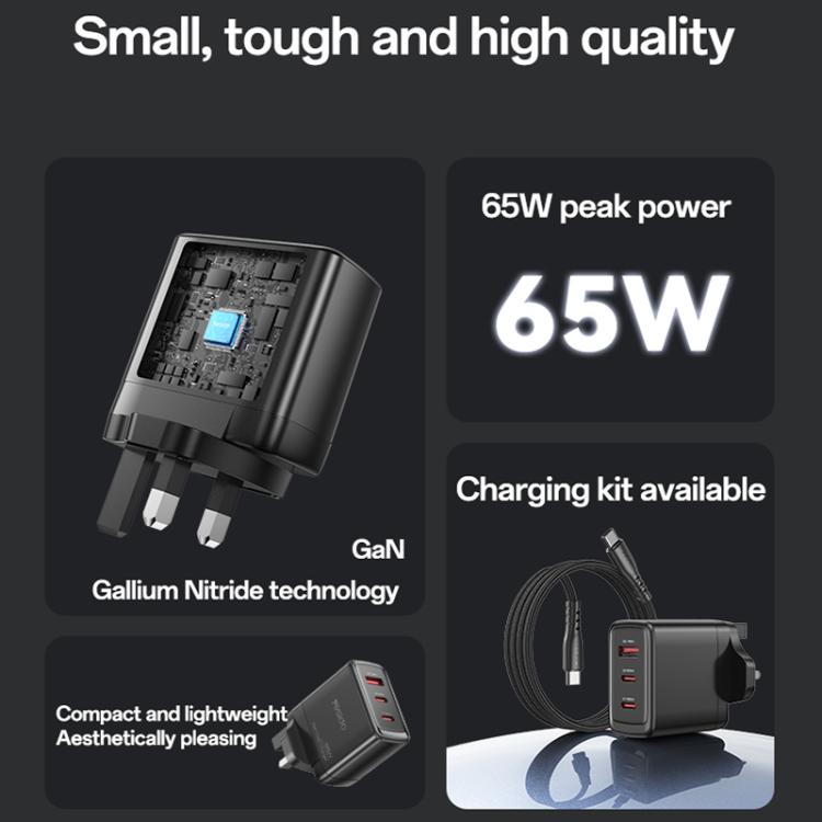 Yesido YC98 65W Three-port Fast Charger