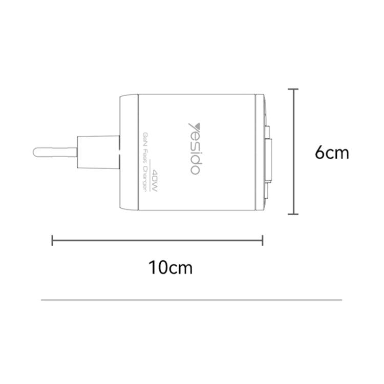Yesido YC99 40W Fast Charger with Telescopic Type-C Cable