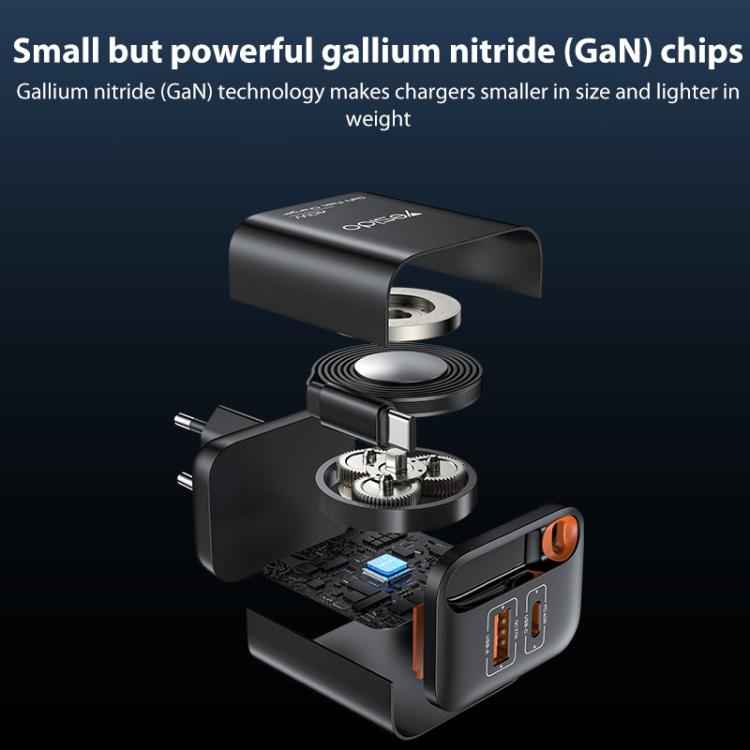 Yesido YC99 40W Fast Charger with Telescopic Type-C Cable