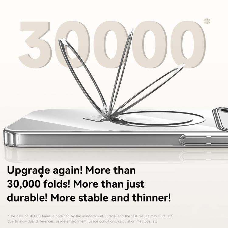 SULADA Electroplated Transparent MagSafe Holder Phone Case