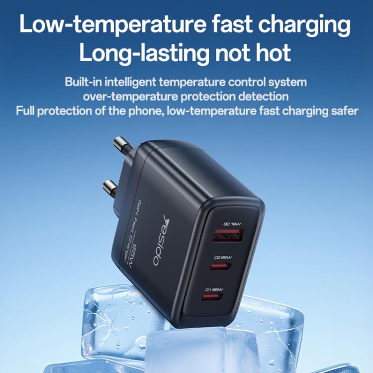 Yesido YC144 65W Three-port Fast Charger