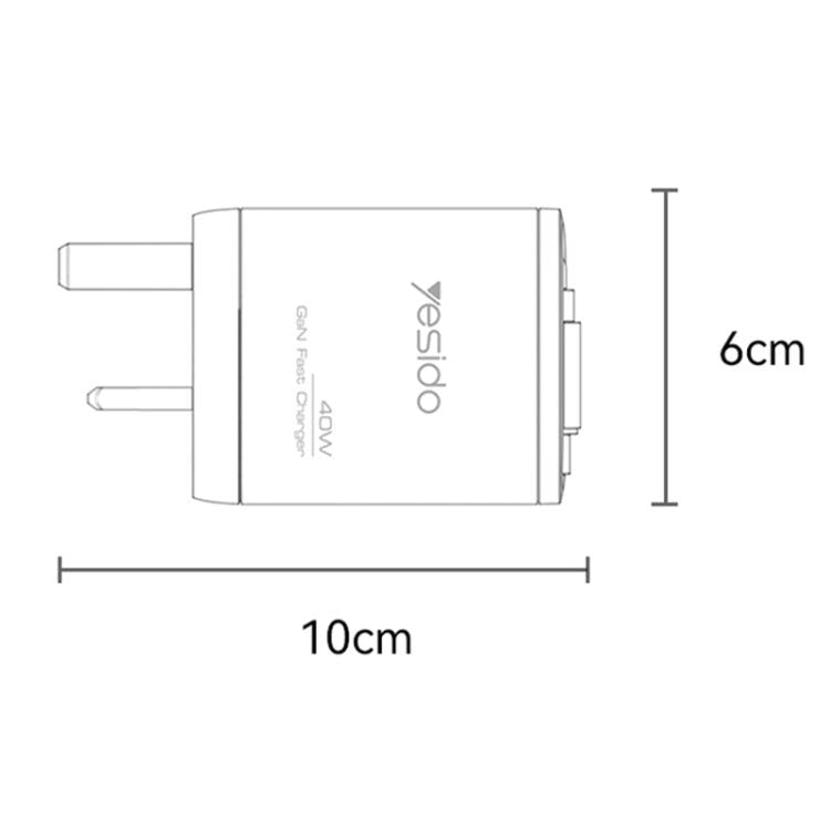 Yesido YC146 67W Fast Charger with Telescopic Type-C Cable